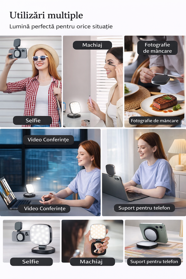 Lumină Selfie Magnetică MagSafe