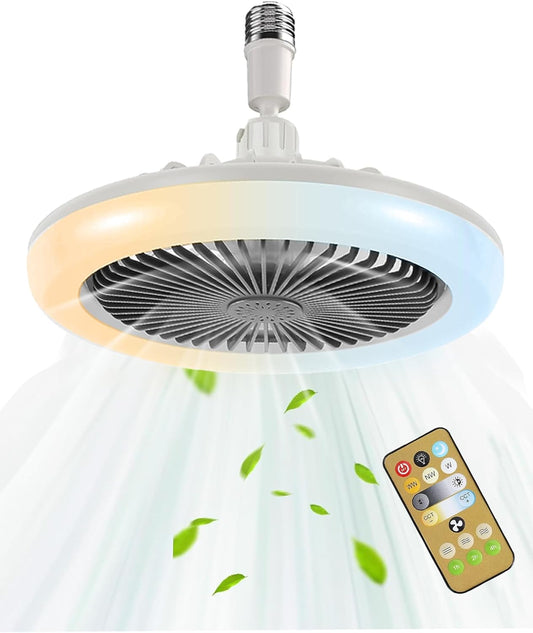 Ventilator de Tavan Elegant cu Lumină